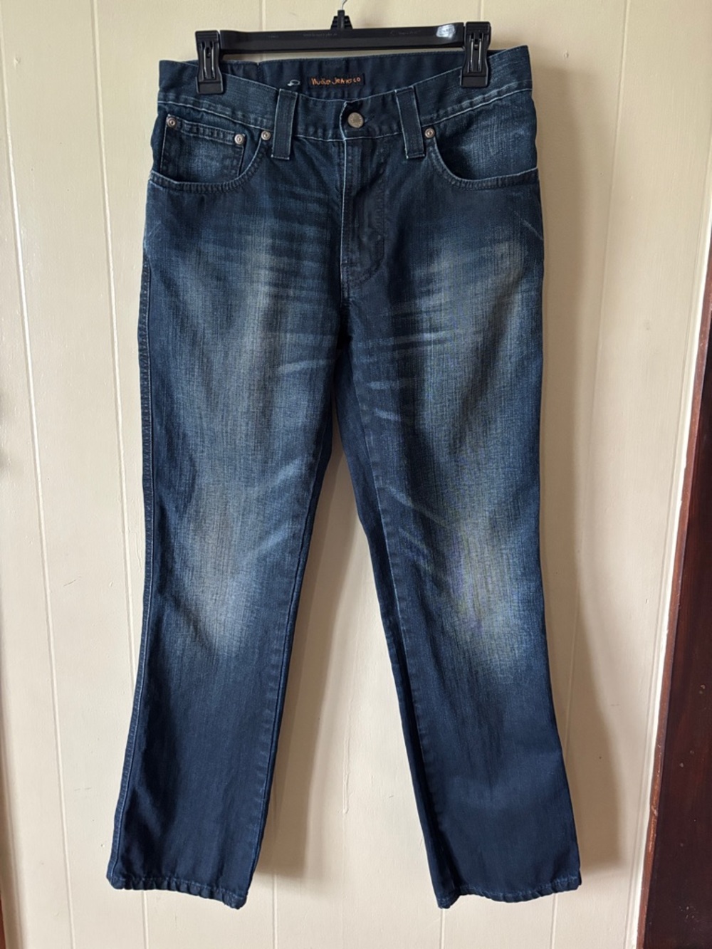 Nudie Jeans Dark Blue Washed Straight Jeans Men’s size 32